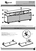 Предварительный просмотр 5 страницы Bechara TEXAS Product Manual And Assembly Instructions