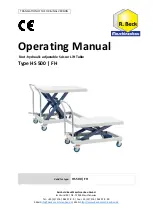 Beck 192.100.00 Operating Manual предпросмотр