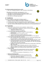 Предварительный просмотр 7 страницы Beck 901 EX Series Operating Instructions Manual