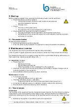 Предварительный просмотр 9 страницы Beck 901 EX Series Operating Instructions Manual