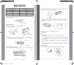 Предварительный просмотр 8 страницы Becken 18BTUs Instruction Manual