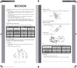 Предварительный просмотр 10 страницы Becken 18BTUs Instruction Manual