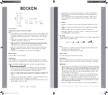 Предварительный просмотр 11 страницы Becken 18BTUs Instruction Manual