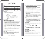 Предварительный просмотр 24 страницы Becken 18BTUs Instruction Manual