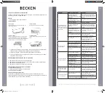 Предварительный просмотр 26 страницы Becken 18BTUs Instruction Manual