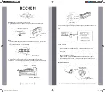 Предварительный просмотр 34 страницы Becken 18BTUs Instruction Manual