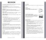 Предварительный просмотр 26 страницы Becken BBIC2341 Instruction Manual