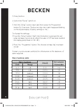 Preview for 12 page of Becken BBIDW5370 Installation Manual