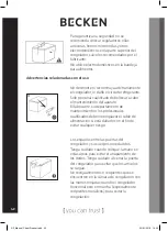 Preview for 42 page of Becken BCF3897 Instruction Manual