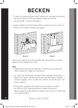 Предварительный просмотр 24 страницы Becken BCHVS3123 Instruction Manual