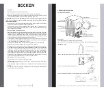 Preview for 4 page of Becken BDM2741 HP Instruction Manual