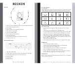 Preview for 5 page of Becken BDM2741 HP Instruction Manual