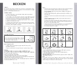 Preview for 6 page of Becken BDM2741 HP Instruction Manual