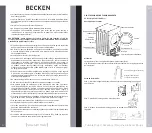 Preview for 12 page of Becken BDM2741 HP Instruction Manual