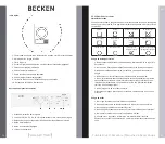 Preview for 13 page of Becken BDM2741 HP Instruction Manual