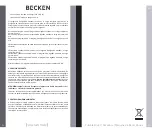 Preview for 18 page of Becken BDM2741 HP Instruction Manual