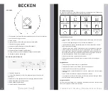 Preview for 22 page of Becken BDM2741 HP Instruction Manual