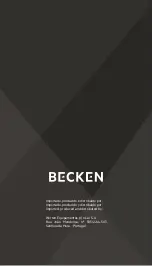 Preview for 27 page of Becken BDM2741 HP Instruction Manual