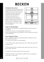 Предварительный просмотр 36 страницы Becken BDW1965N IX Installation Manual