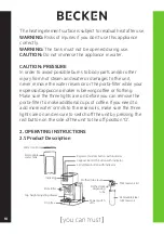 Preview for 10 page of Becken BECM4567 Instruction Manual