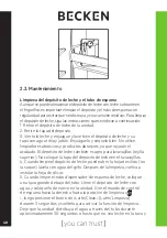 Preview for 40 page of Becken BECM4567 Instruction Manual