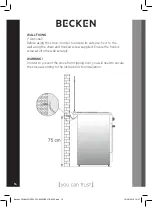 Preview for 16 page of Becken BGS4505 IX Instruction Manual