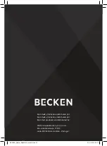 Preview for 32 page of Becken BHM3133 Instruction Manual