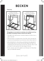 Preview for 22 page of Becken BKGH4446 Instruction Manual