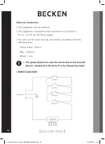 Preview for 26 page of Becken BKGH4446 Instruction Manual