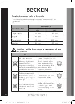 Preview for 52 page of Becken BKGH4446 Instruction Manual