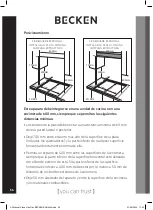 Preview for 56 page of Becken BKGH4446 Instruction Manual