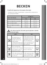 Preview for 86 page of Becken BKGH4446 Instruction Manual