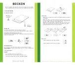 Предварительный просмотр 4 страницы Becken BKS2389 Instruction Manual