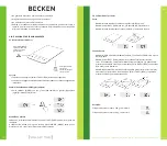 Предварительный просмотр 8 страницы Becken BKS2389 Instruction Manual