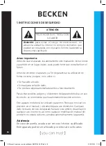 Preview for 18 page of Becken BMF3184 Instruction Manual