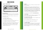 Preview for 3 page of Becken BMO4760 Instruction Manual