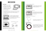 Preview for 8 page of Becken BMO4760 Instruction Manual