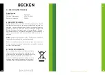 Preview for 28 page of Becken BMO4760 Instruction Manual