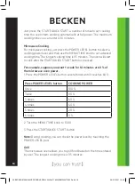 Preview for 18 page of Becken BMW4477 Instruction Manual