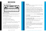 Preview for 3 page of Becken BPTC2799 Instruction Manual