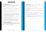 Preview for 6 page of Becken BPTC2799 Instruction Manual