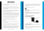 Preview for 12 page of Becken BPTC2799 Instruction Manual