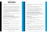 Preview for 13 page of Becken BPTC2799 Instruction Manual