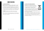 Preview for 15 page of Becken BPTC2799 Instruction Manual