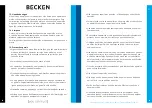 Preview for 18 page of Becken BPTC2799 Instruction Manual