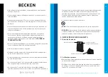 Preview for 19 page of Becken BPTC2799 Instruction Manual