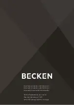 Preview for 23 page of Becken BPTC2799 Instruction Manual