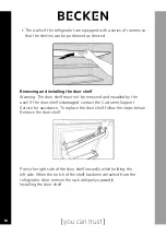 Preview for 18 page of Becken BSD4868 Installation Manual