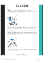 Preview for 10 page of Becken BSS4426 Instruction Manual