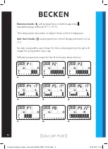 Предварительный просмотр 16 страницы Becken BTE3512 Instruction Manual